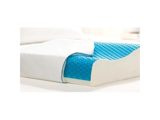 Comfort Revolution 206 0a Memory Foam Blue Hydraluxe Gel Contour