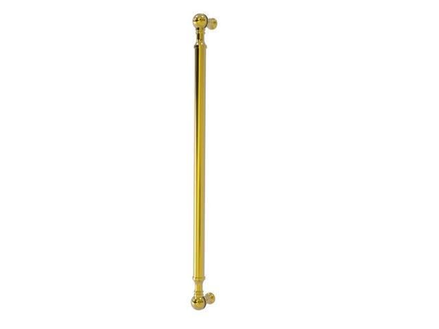 Photo 1 of Allied Brass 18-in Center to Center Unlacquered Brass Cylindrical Bar For Use on Appliances Drawer Pulls