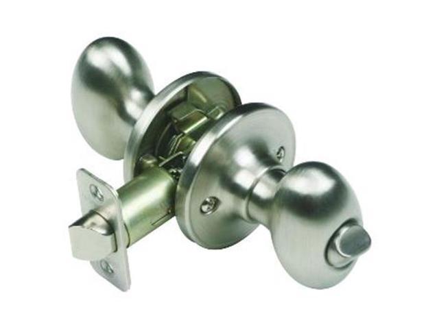 Design House 750497 Egg 2 Way Latch Privacy Door Knob Adjustable
