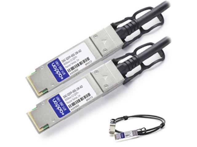 AddOn Dell DAC-QSFP-40G-1M Compatible TAA Compliant 40GBase-CU QSFP+ to  QSFP+ Direct Attach Cable (Passive Twinax, 1m)