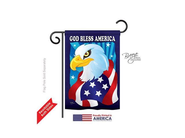 13 X 18 5 In Breeze Decor Us Mexico Friendship 2 Sided Impression Garden Flag