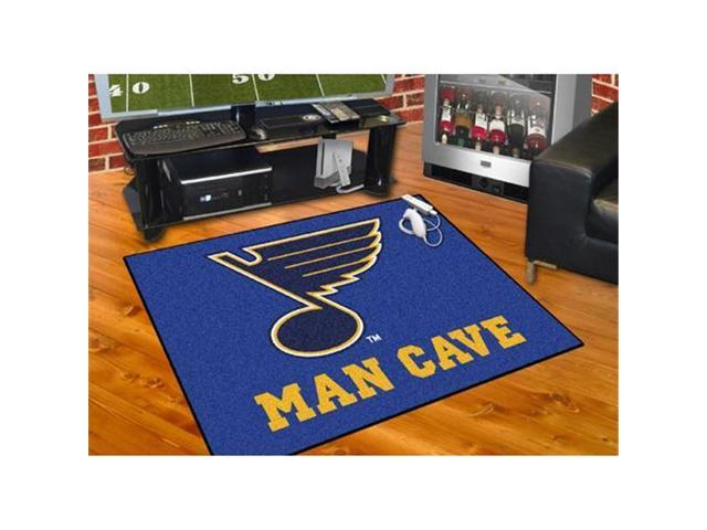 Fan Mats Fan 14485 St Louis Blues Nhl Man Cave All Star Floor