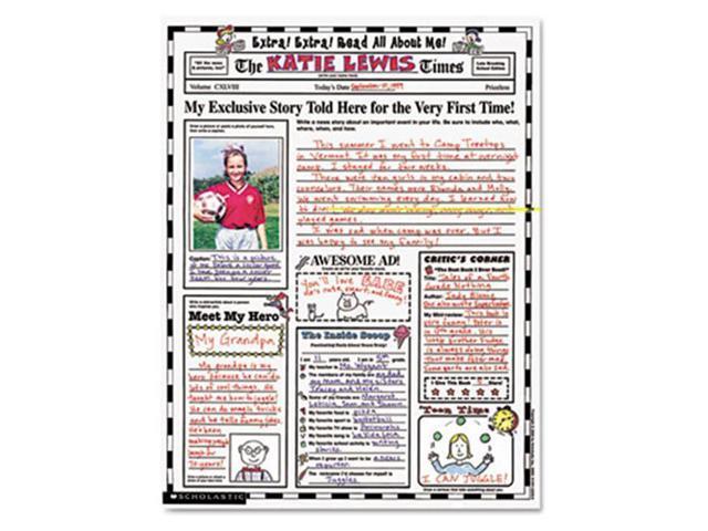 Scholastic Instant Personal Poster Sets Extra Extra Read All About Me ...