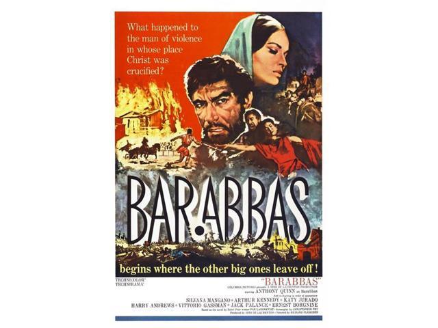 Barabbas vintage Anthony Quinn movie poster print