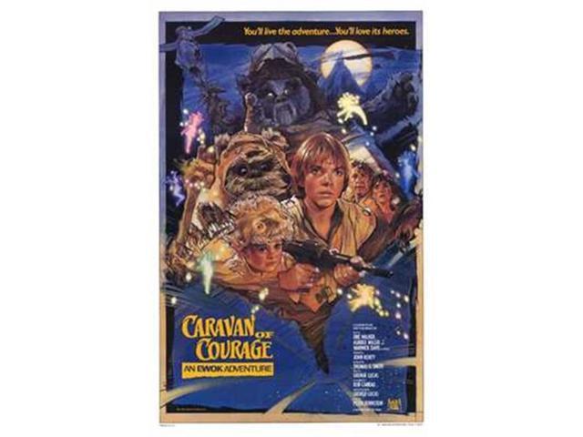 Pop Culture Graphics Mov Ewok Adventure Caravan Of Courage Movie Poster 11 X 17 Newegg Com