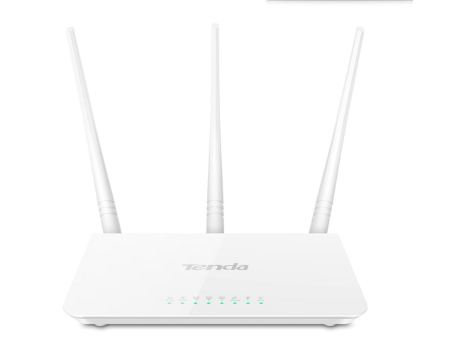 Tenda F3 300mbps Wi-fi Wireless Router With3 5dbi Antennas, Supports Ip Qos, and WPS Button