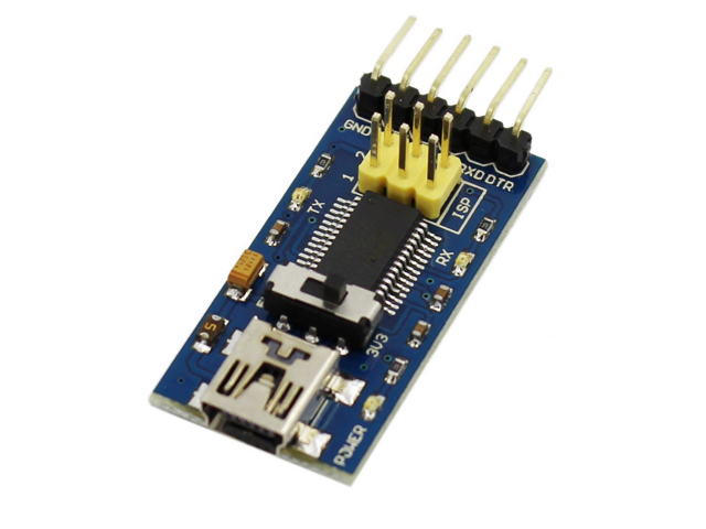 Brand New FTDI Basic 6 PIN 3.3/5V For Arduino With Free USB Cable 
