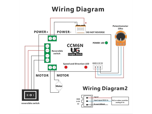 DC 10-36V Motor Speed Controller Reversible PWM Control Forward Reverse switch