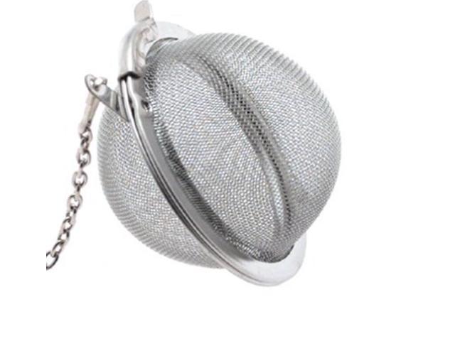 2x Tea Ball Infuser Strainer Herb Leafs Stainless Steel Mesh Filter Spice Mug 