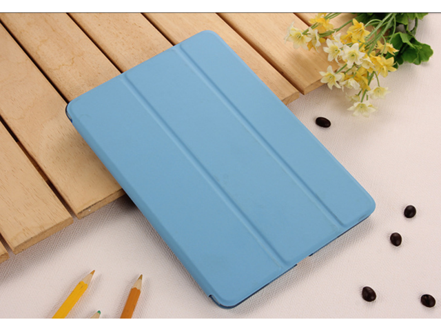 For iPad mini Case Ultra Slim Lightweight Smart-shell Stand Cover Case ...