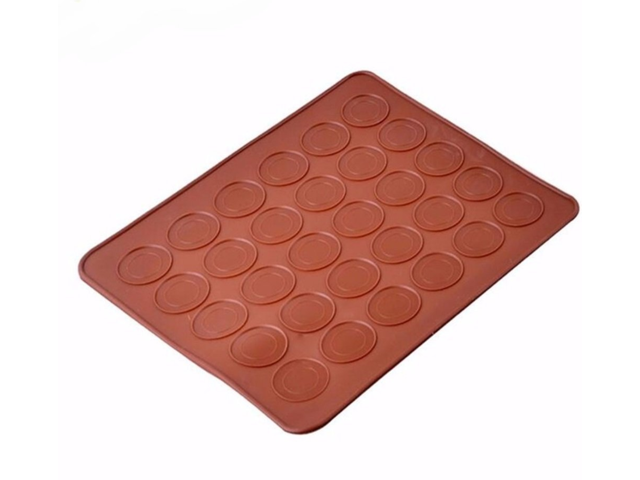 1pcs 30 Holes Round Macarons Mat Silicone Cake Mold Mat Diy Pastry