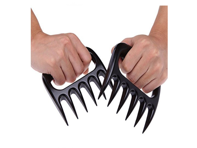 Bear Claw Meat Shredder Barbecue Meat Claw - Shredding Handling & Carving  Food - Claw Handler Set for Pulling Brisket from Grill Smoker or Slow  Cooker 