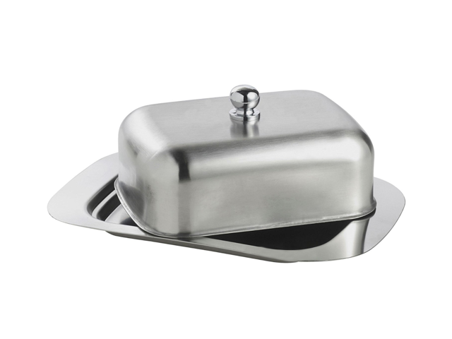 stainless steel butter dish