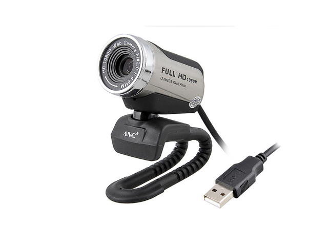 USB 12.0 Mega Pixel HD Camera Webcam 360°MIC Clip-on for Skype Computer Win 7/8 