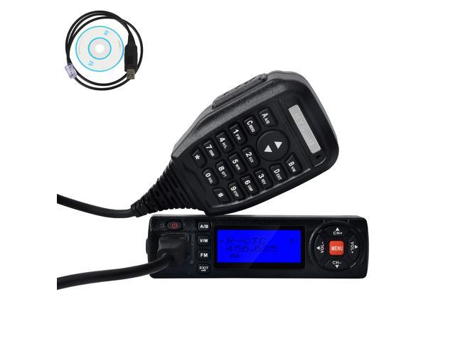 HYS Mini VHF/uhf 136-174/400-490mhz Dual Band 15w Mobile Transceiver Amateur Ham Two Way Radio 