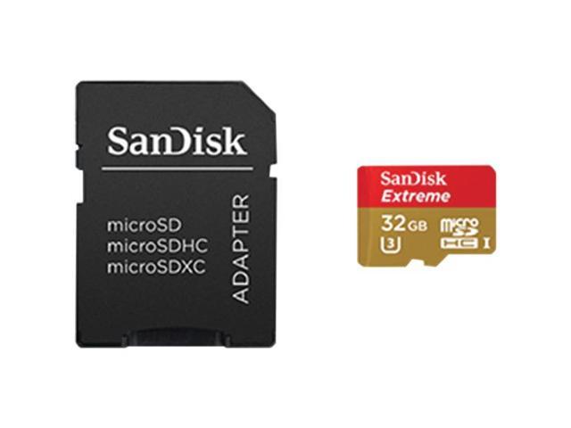 Sandisk Extreme 32gb Microsdhc Class 10 Up To 90mb S Speed Sdsqxne 032g An6ma Newegg Com