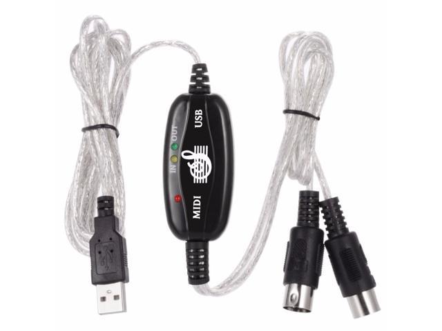 New 2m Keyboard To Pc Usb Midi Cable Converter Pc To Music