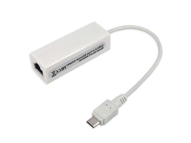 Micro USB 2.0 Male to RJ45 Jack Port Lan Card 10//100Mbps Ethernet Network Cable