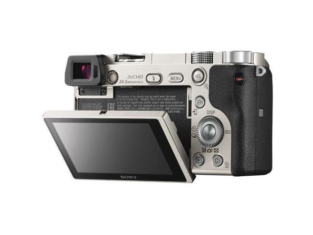 Sony Alpha A Mirrorless Digital Camera Body, Silver