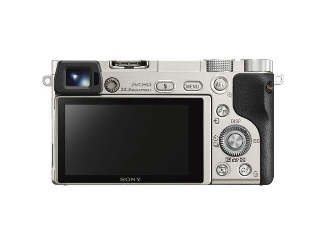 Sony Alpha A6000 Mirrorless Digital Camera Body, Silver #ILCE6000