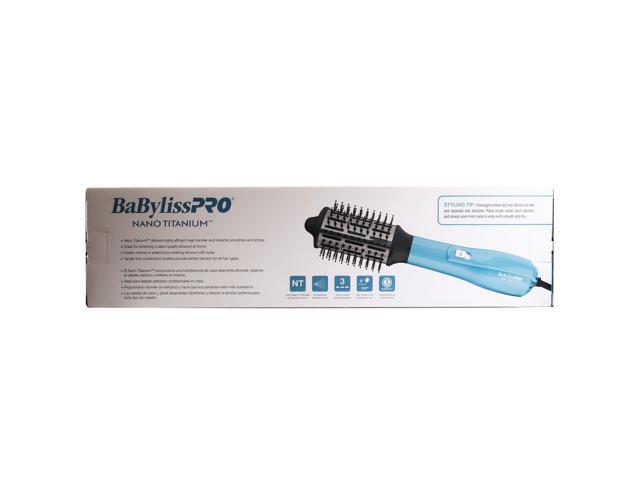 Nano Titanium 2 in. Compact Hot Air Brush - Blue BNTMHBUC - The Home Depot