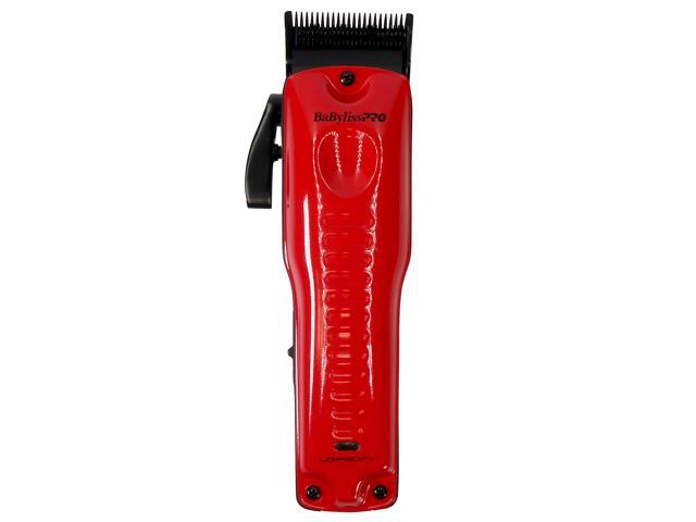 BabylissPRO Red LoPROFX Cordless Clipper FX825RI & Trimmer FX726RI with  4-in-1 TurboJet Air Duster