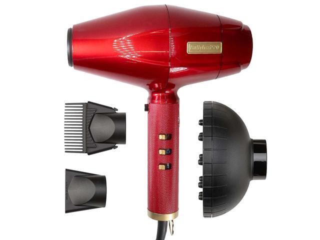 BabylissPRO Red LoPROFX Cordless Clipper FX825RI & Trimmer FX726RI with  4-in-1 TurboJet Air Duster