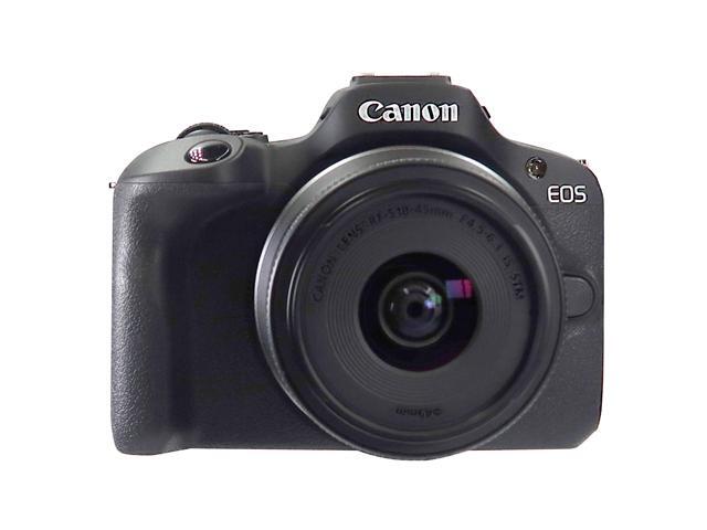Refurbished Canon EOS R100 Mirrorless Camera With 18 45mm Lens Black Refurbished Canon EOS R100 Mirrorless Camera With 18 45mm Lens Black