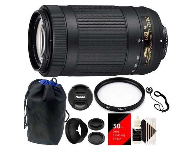Nikon Af P Dx Nikkor 70 300mm F 4 5 6 3g Ed Vr Lens Top Accesory Kit International Version Newegg Com