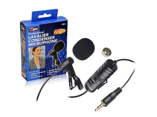 4 Audio Cable XM-G Wired Lavalier Microphone Designed for use with Action Cameras Digital Camera External Microphone Compatible with Mamiya Leaf Credo 80MP Digital Camera 