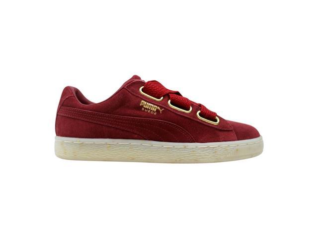 red suede pumas size 5.5