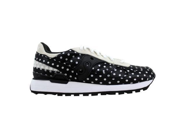 saucony shadow black and white