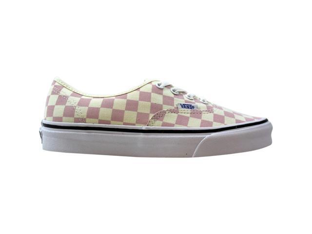 vans authentic checkerboard pink
