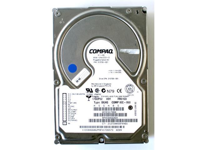 9.1GB 10K de Wu Disque Dur SCSI , AD009322B9, 127961-001, 9L9006-045 Fw