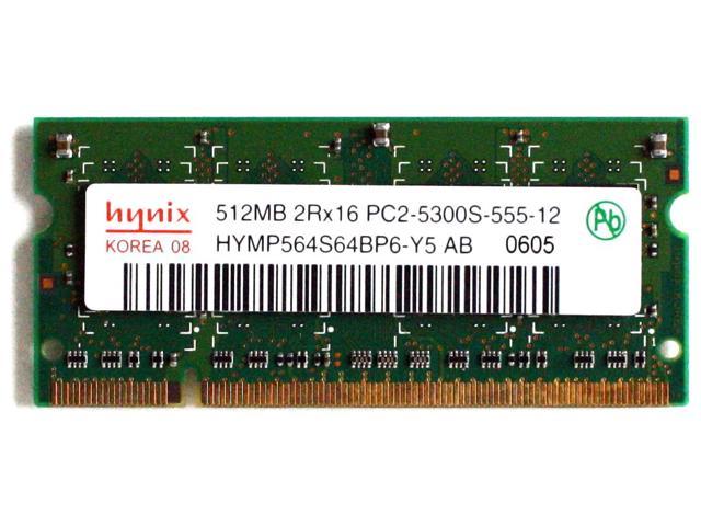 Hynix 2X 1GB 2RX8 PC2 5300S 555 12 HYNIX RAM MEMORY 