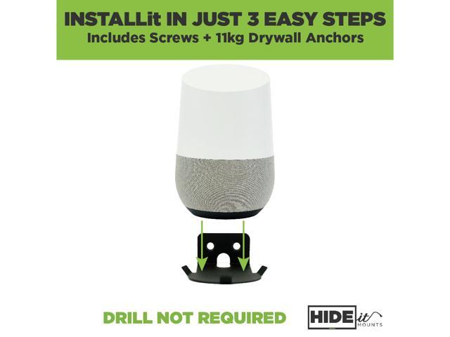 hideit mounts wall for google home smart speaker