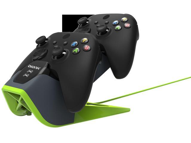 Photo 1 of Bionik Power Stand for Xbox Series X/S: Dual Charge & Storage Dock with 2 Rechargeable Batteries-Power Adapter Included. CONTROLLERS SOLD SEPARATELY!
