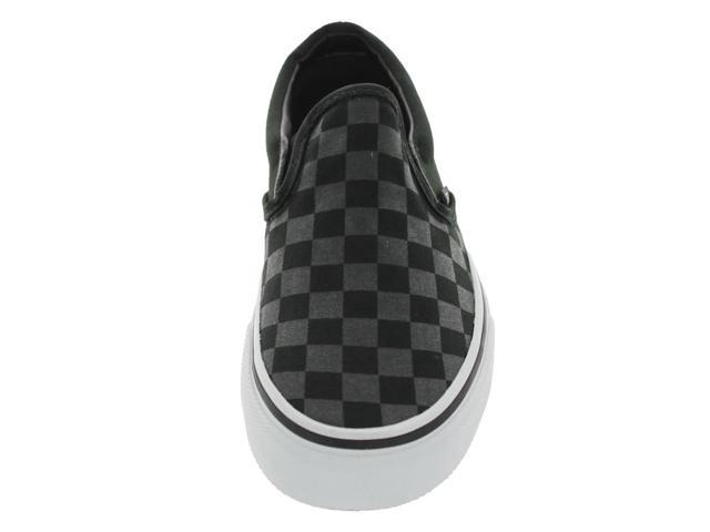 vans vn-0eye276 classic slip on black/black checker