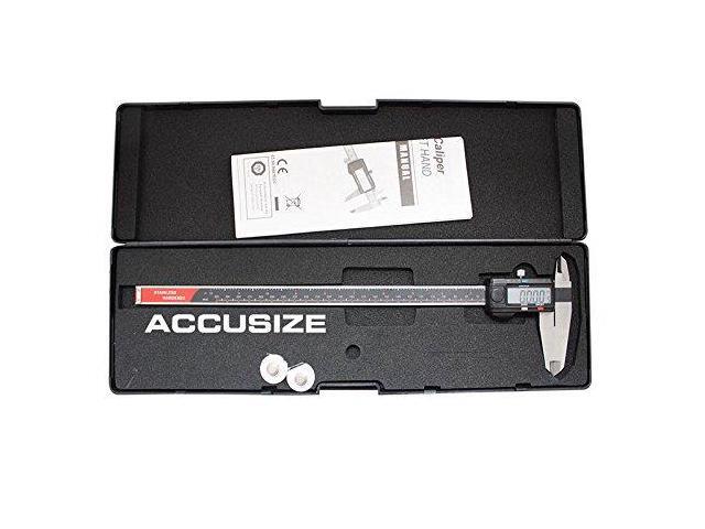 6/'/' x 0.001/'/' Precision Dial Caliper Stainless Steel in Fitted Box, Accusize