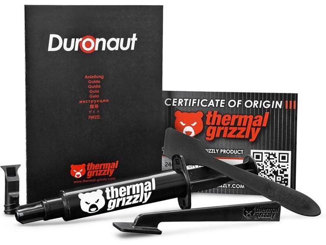 Thermal Grizzly Duronaut - 6 Gram - Enhanced Durability & High Performance Thermal Paste - for Maximum Thermal Conductivity While Overclocking CPU/GPU/PS4/PS5/Xbox