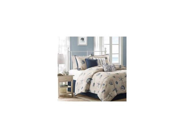 Madison Park Mp10 504 Bayside Comforter Set Queen Blue