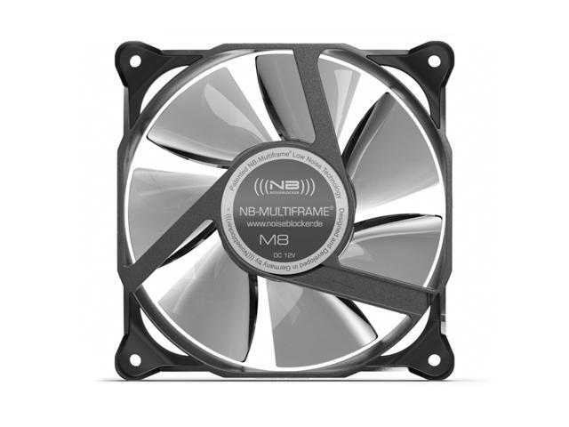 Noiseblocker NB-Multiframe M8-3 80x80x25mm Low Noise Fan, 2200rpm, 19.2 dBA