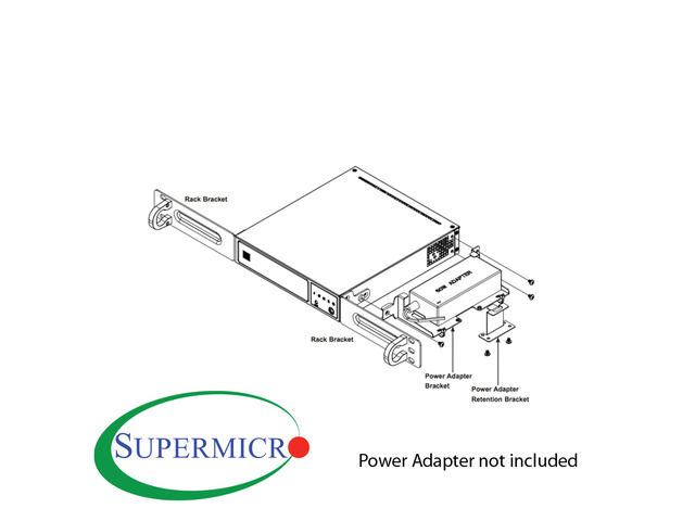 Supermicro Accessory MCP-290-10110-0B CSE-101F Rackmount Kit Brown Box ...