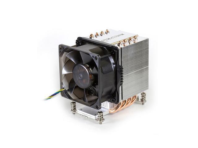 Dynatron A19 AMD Socket AM4 Aluminum Stacked Fin with Heat Pipes Heatsink and Fan for 3U, Workstation