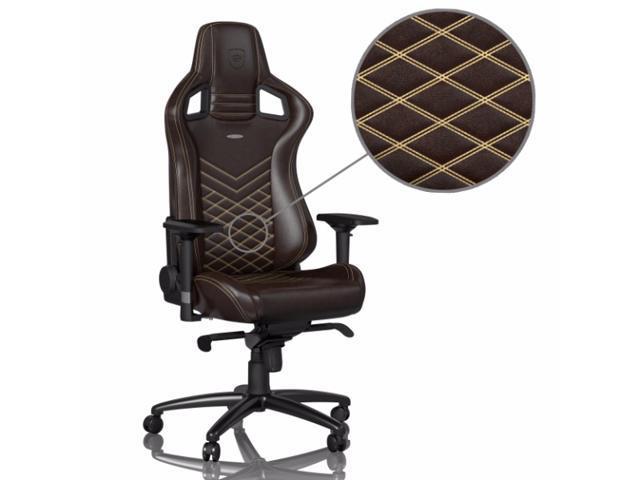 noblechairs EPIC Series Real Leather Brown/Beige - Newegg.com