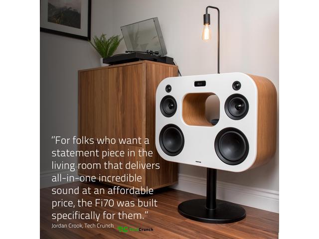 Fluance Fi70 Bluetooth Speaker Stands Out With Unique Design and