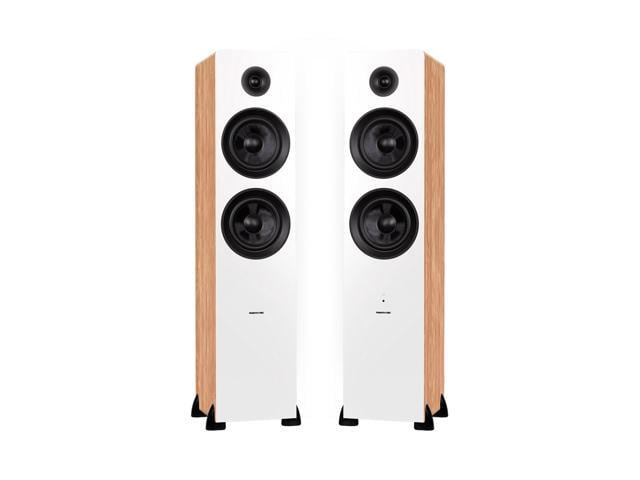 Fluance Ai61 Lucky Bamboo Powered 2.0 Stereo Bookshelf Speakers