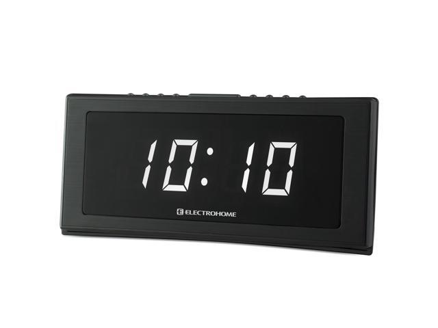 Electrohome 1 8 Jumbo Led Alarm Clock Radio With Battery Backup Electrohome 1 8