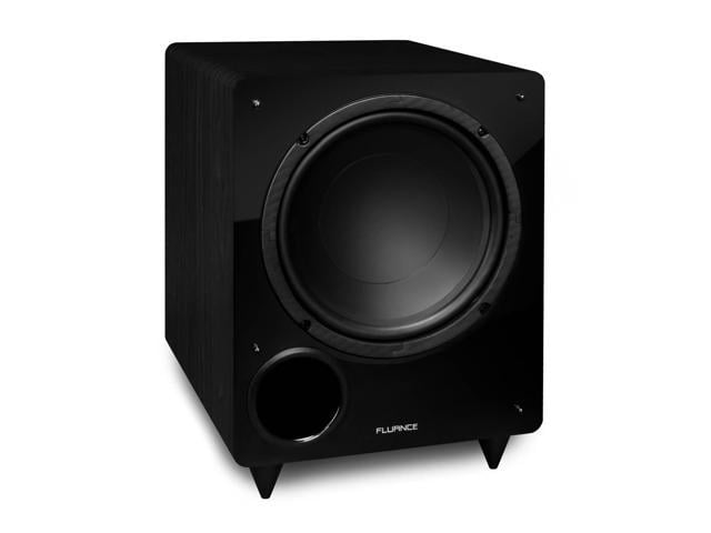 Fluance DB10 10-inch Low Frequency Powered Subwoofer for Home Theater (Black)