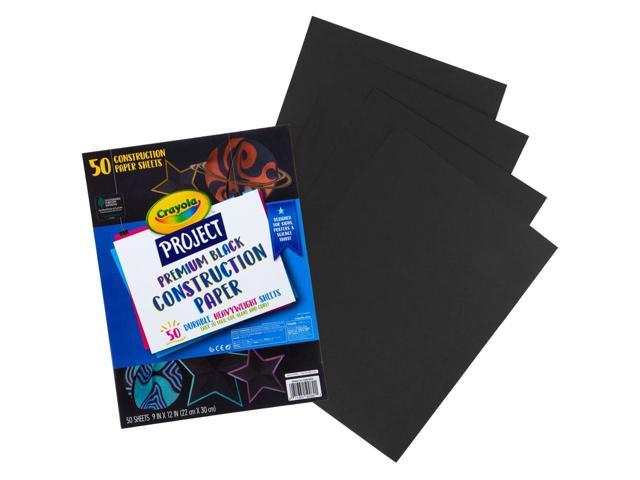 Crayola Black Construction Paper 50 Count